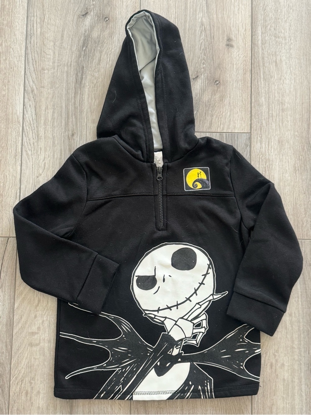 Disney Black Jack Skellington Hooded Kids Sweatshirt